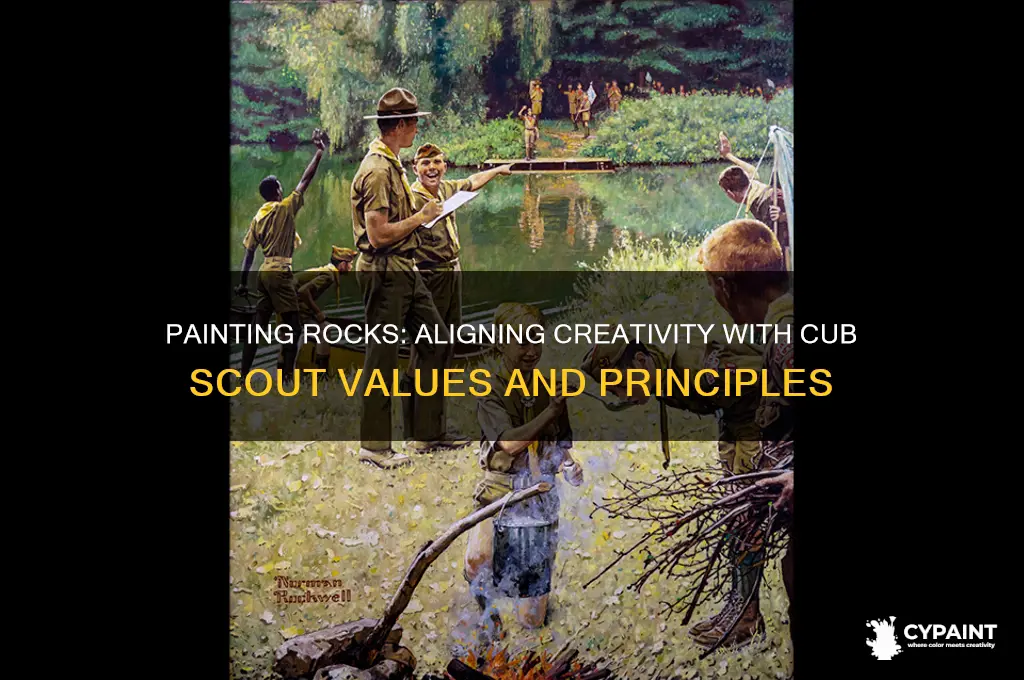 does it go against cub scout code to paint rocks