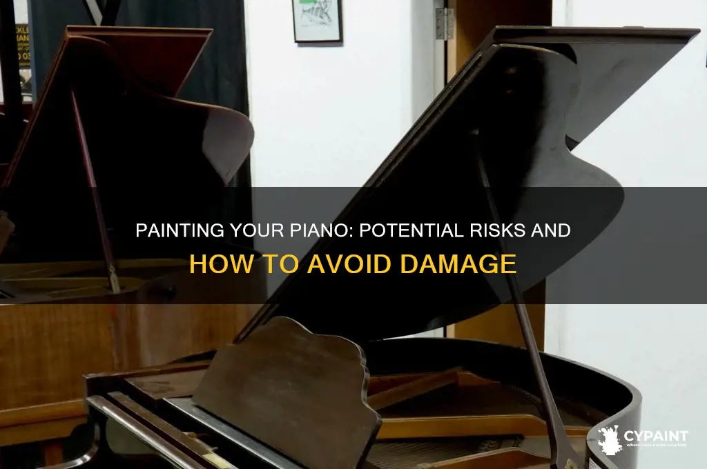does it hurt a piano to paint it