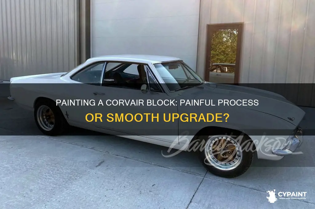 does it hurt to paint a corvair block
