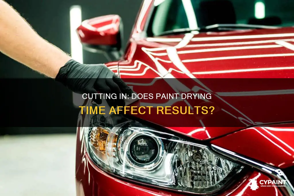 does it matter if paint dries after cutting in