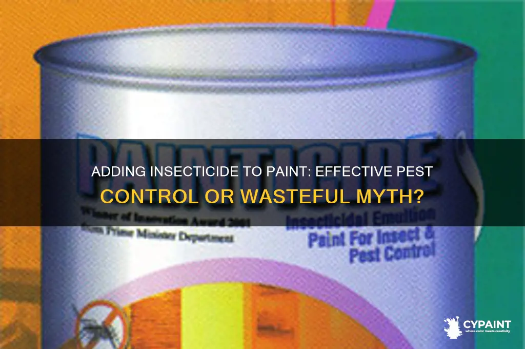 Adding Insecticide To Paint: Effective Pest Control Or Wasteful Myth ...