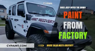 Is Rhino Paint a Factory Option for Jeep Vehicles?