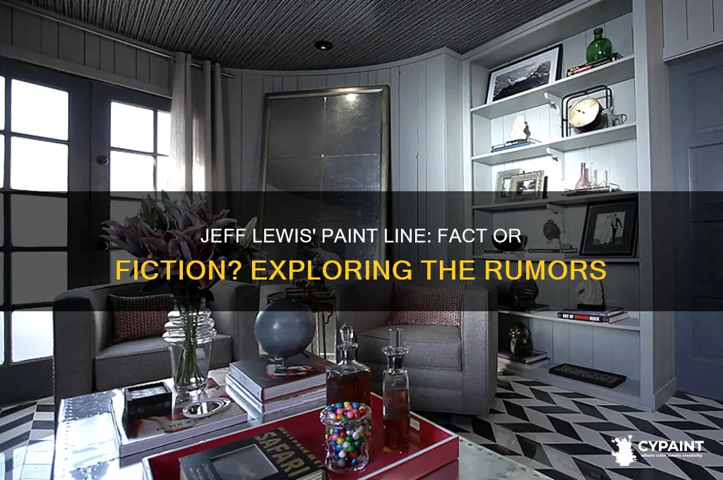 does jeff lewis have a paint line