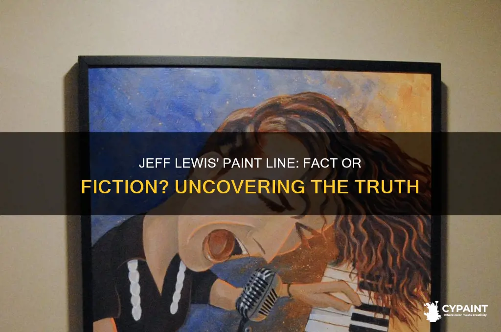 does jeff lewis have his own paint line