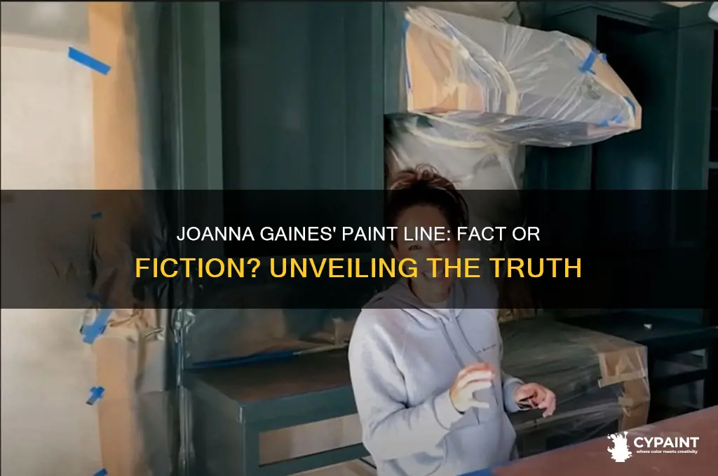 does joanna gaines have a paint line