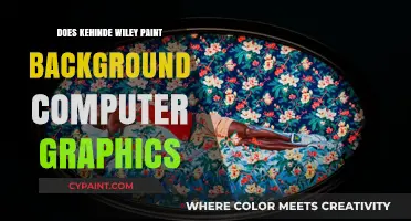 Does Kehinde Wiley Use Computer Graphics for His Backgrounds?