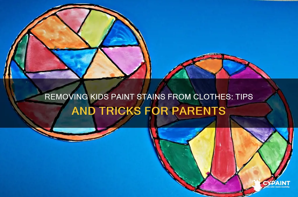 does kids paint come out of clothes