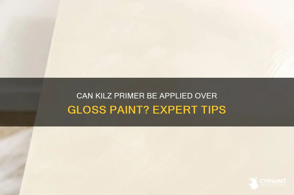 does kilz primer work over gloss paint