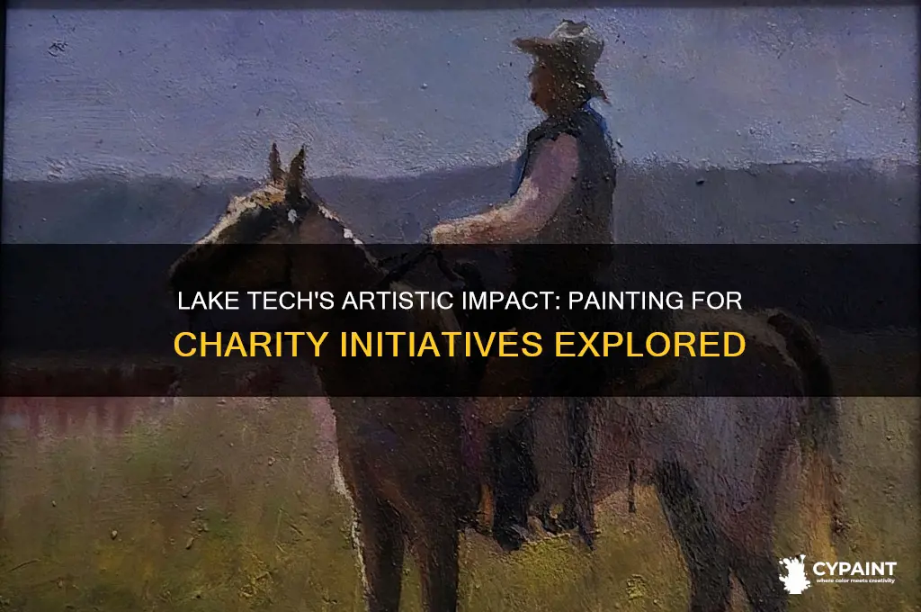 does lake tech do painting for charity