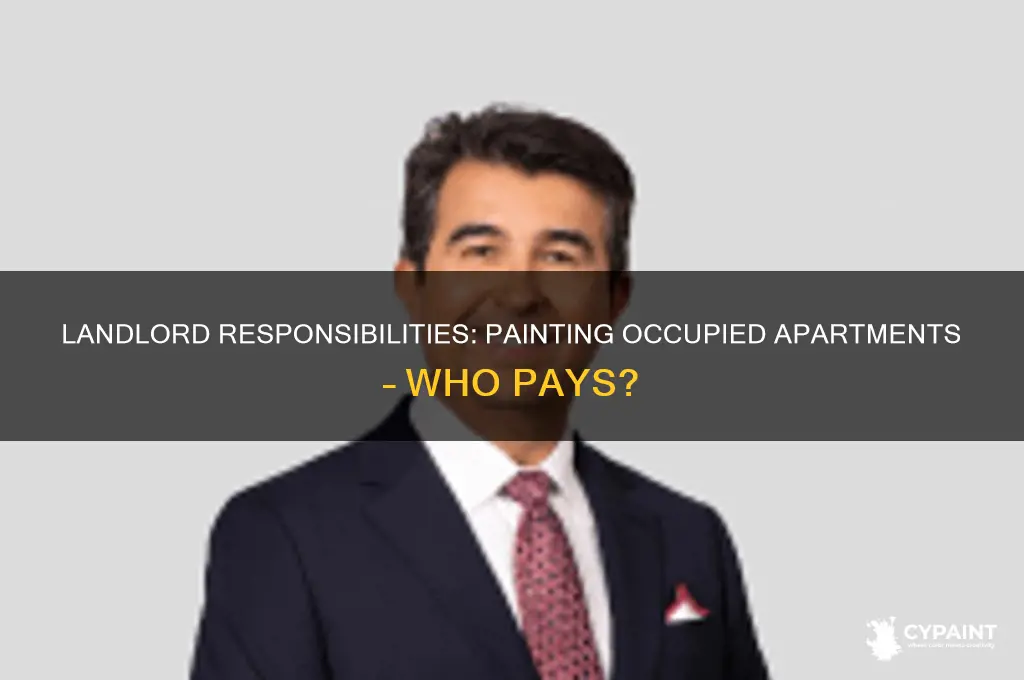does landlord have to pay to paint apts while occupied
