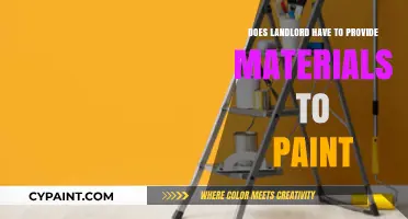 Landlord Responsibilities: Must They Supply Paint Materials for Tenants?