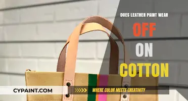 Leather Paint Durability: Does It Wear Off on Cotton Fabric?