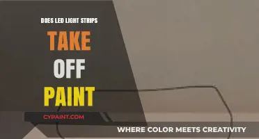 Can LED Light Strips Damage or Remove Paint from Walls?