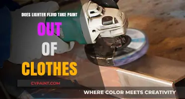 Lighter Fluid as Paint Remover: Effective Solution for Clothes Stains?