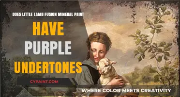 Little Lamb Fusion Mineral Paint: Purple Undertones?
