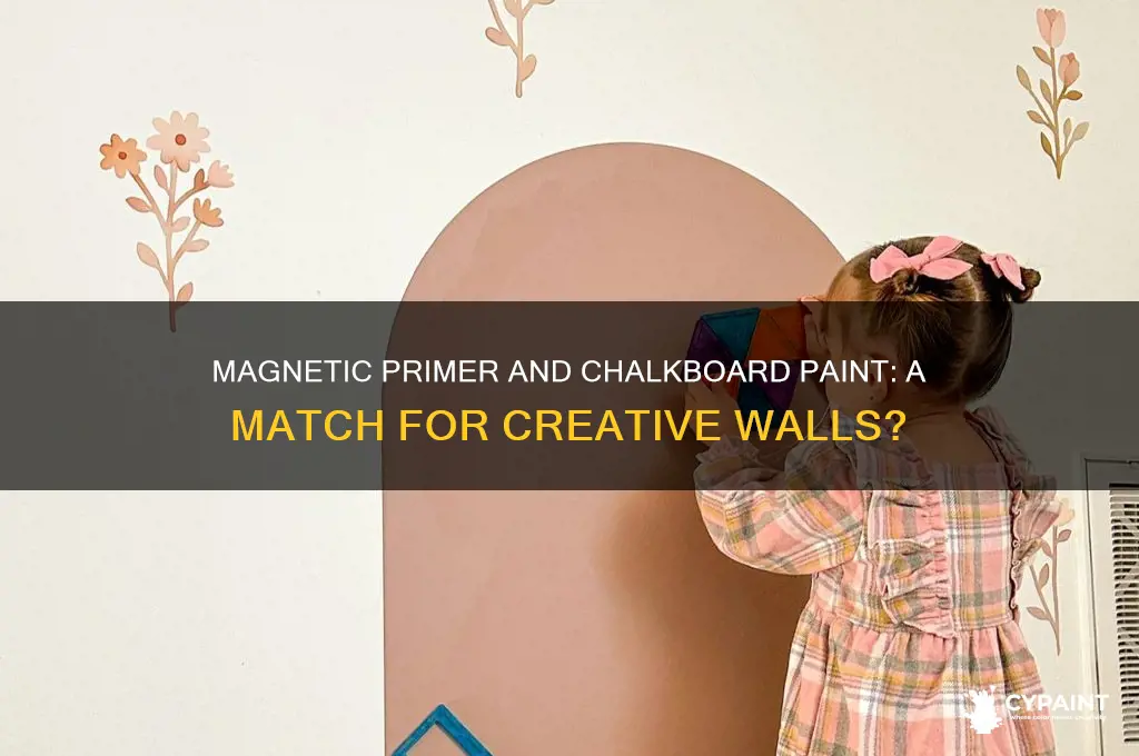 does magnetic primer work with chalkboard paint