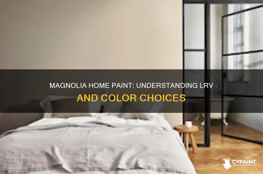 does magnolia home paint tell uou the lrv