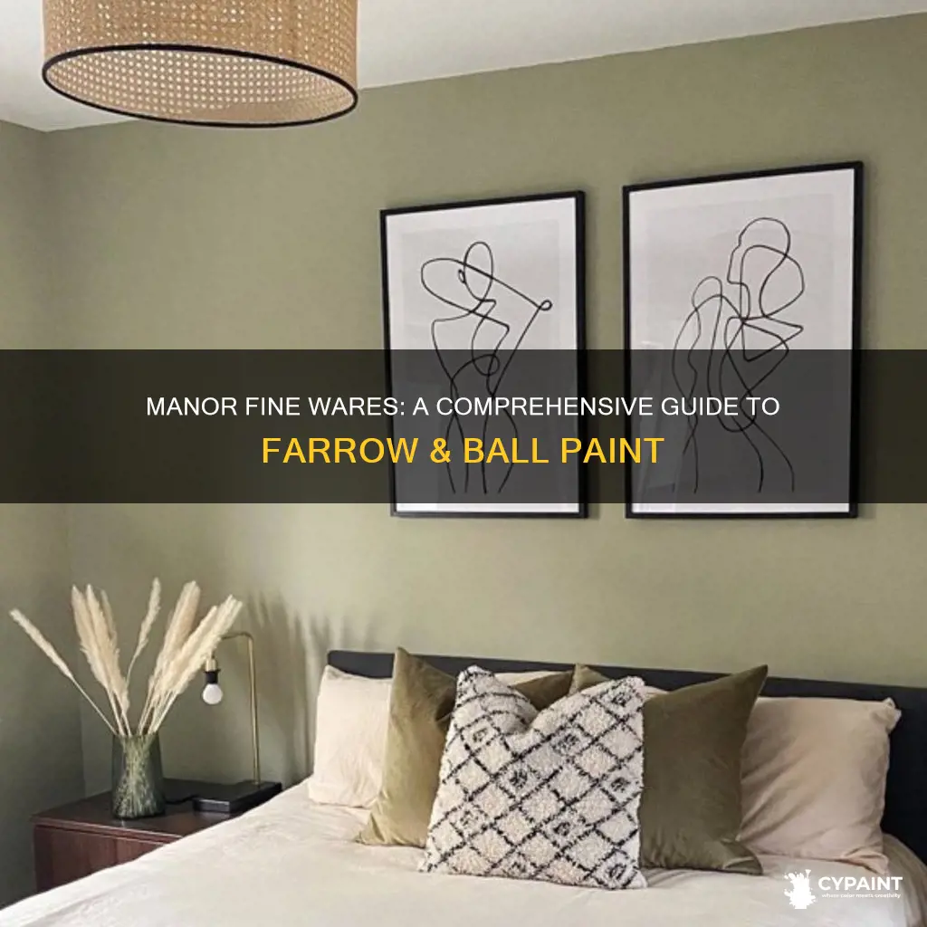 does manor fine wares carry farrow and ball paint