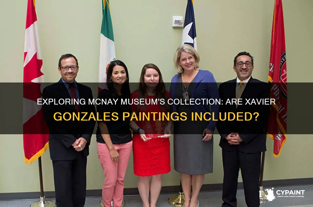 does mcnay museum have xavier gonzales paintings