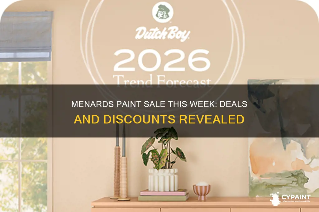 does menards have paint on sale this week