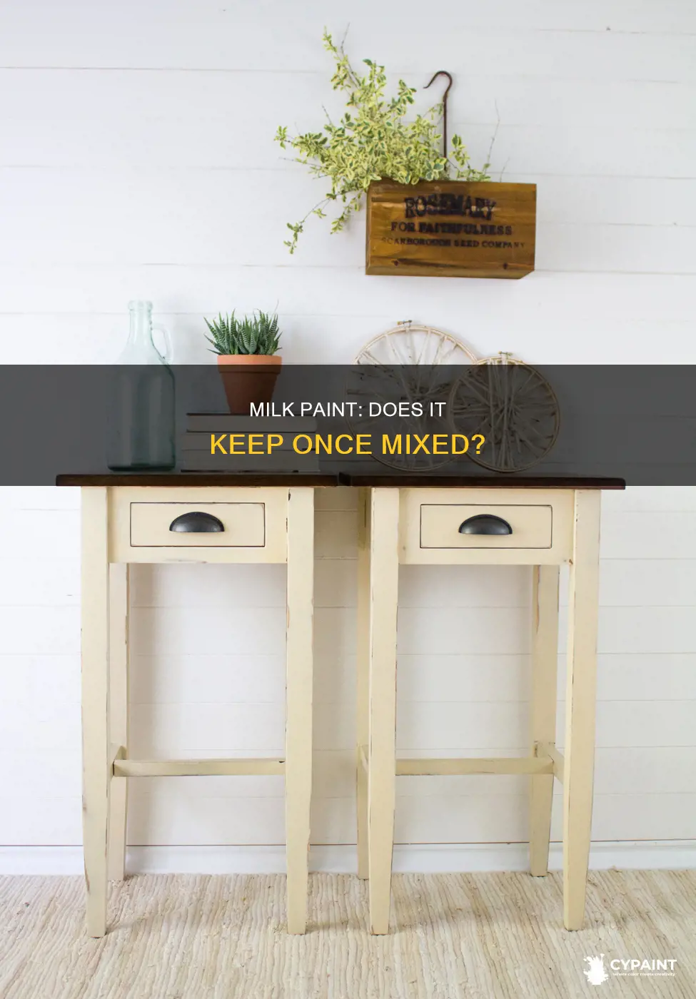 does milk paint keep once it