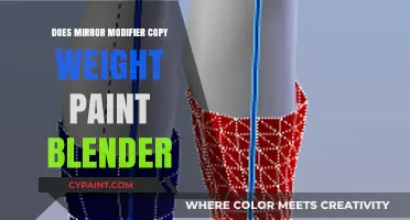 Mirror Modifier in Blender: Does It Copy Weight Paint Accurately?