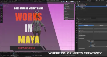 Does Mirror Weight Paint Function Effectively in Maya? A Detailed Analysis