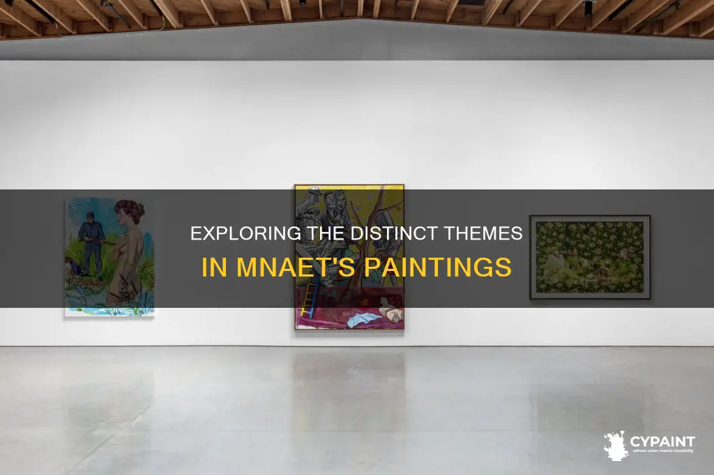 does mnaet have a certain theme in his paintings