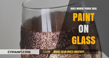 Does Mod Podge Seal Paint on Glass? A Crafting Guide
