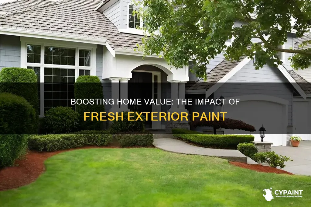 does new exterior paint add to home value