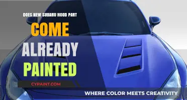 Is Your New Subaru Hood Part Pre-Painted? Find Out Here