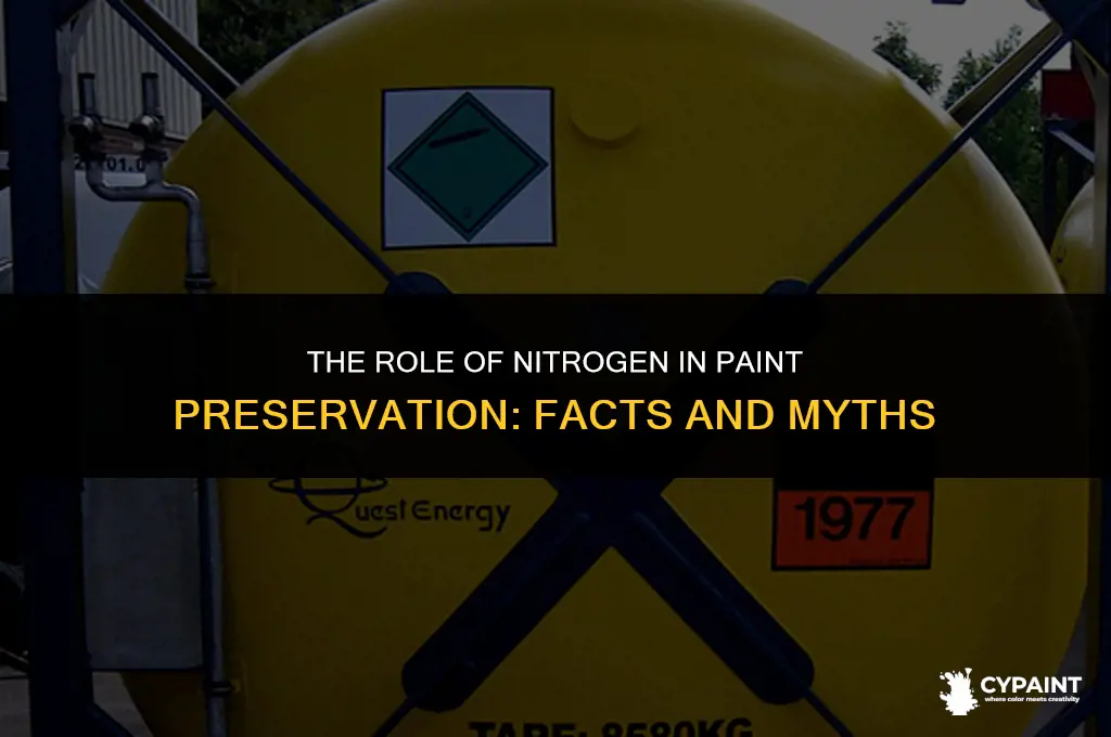 does nitrogen prevent paint from hardening in can