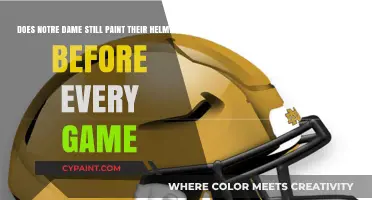 Notre Dame's Helmet Tradition: Pre-Game Paint Ritual Still Alive?