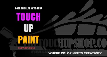 Does O'Reilly Auto Parts Carry 403P Touch-Up Paint?