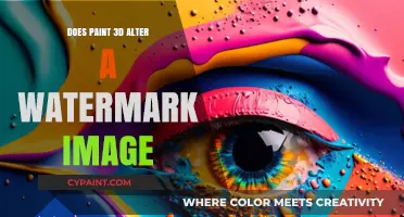 Does Paint 3D Preserve or Alter Watermarked Images?