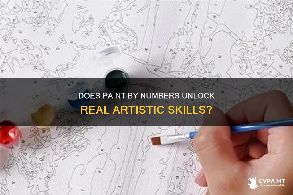 does paint by numbers teach you to paint