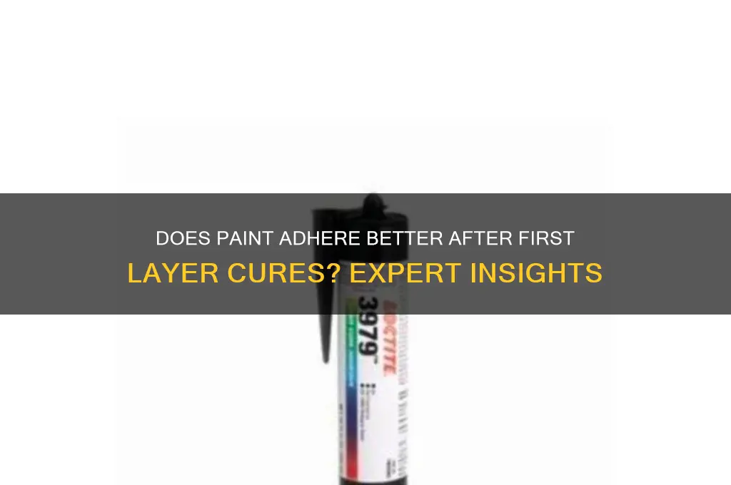 does paint coat better if you let first layer cure