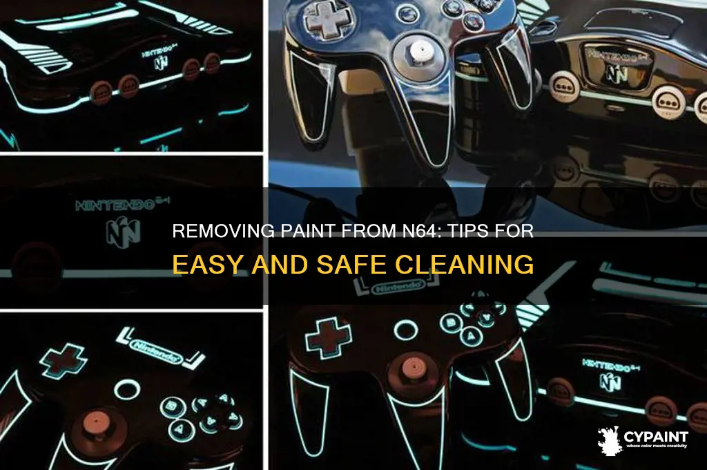 does paint come off of n64 easily