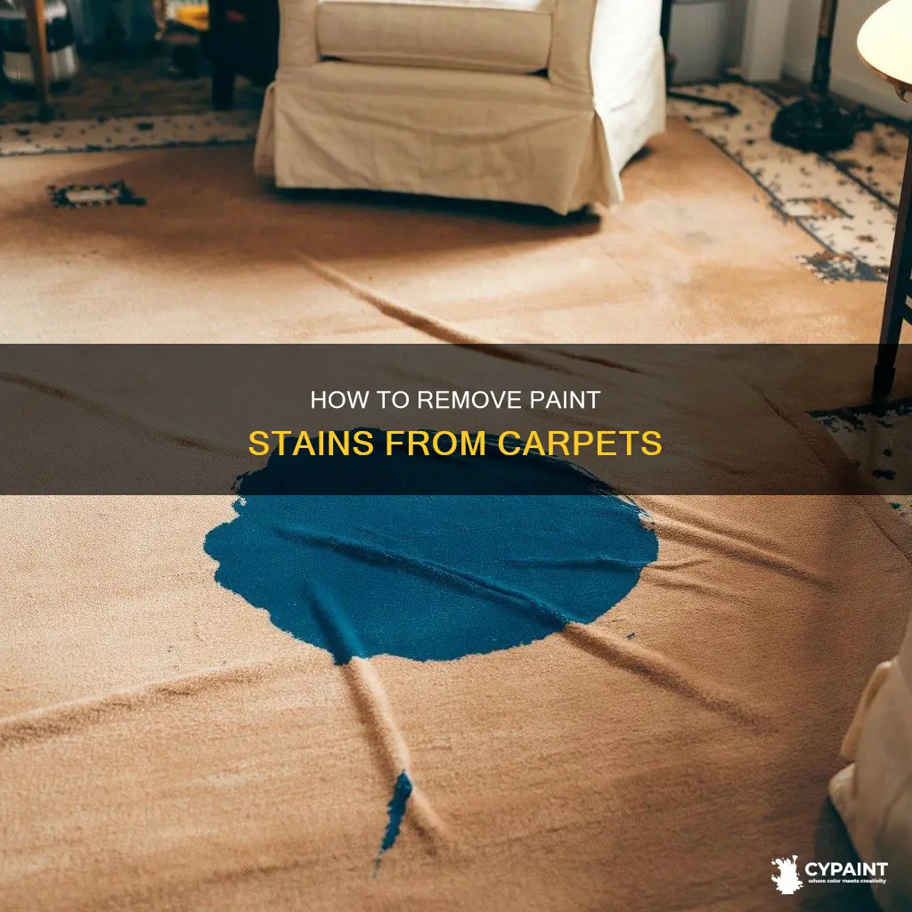 does paint come out of carpet with rug shampooer