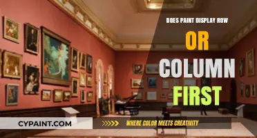 Understanding Paint Display: Row or Column Priority Explained