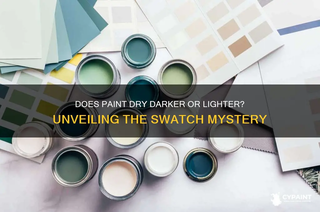 does paint dry darker or lighter than swatch