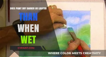 Paint Drying: Lighter or Darker?