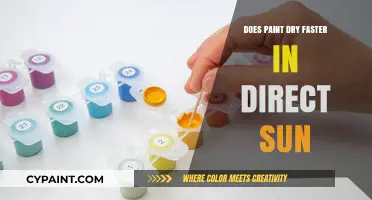 Sunlight's Impact: Does Paint Dry Faster in Direct Sunlight?