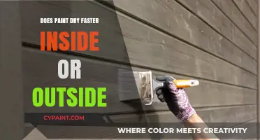 Inside vs. Outside: Which Environment Speeds Up Paint Drying?