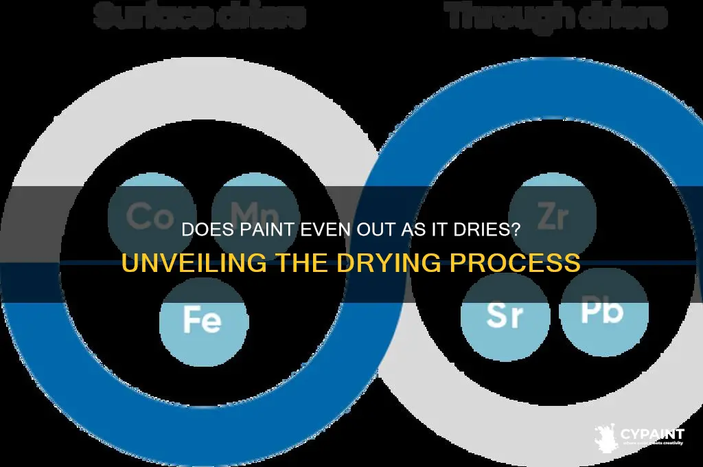 does paint even out as it dries