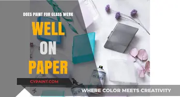 Can Glass Paint Work Effectively on Paper Surfaces? Exploring the Results