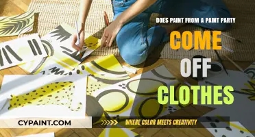 How to Remove Paint Party Splatters From Clothes