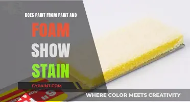 Does Paint and Foam Paint Show Stains? A Comprehensive Guide