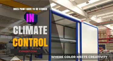 Climate Control: Paint Storage Necessity or Luxury?