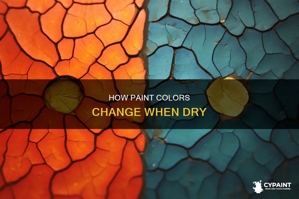 does paint lighten or darken as it dries